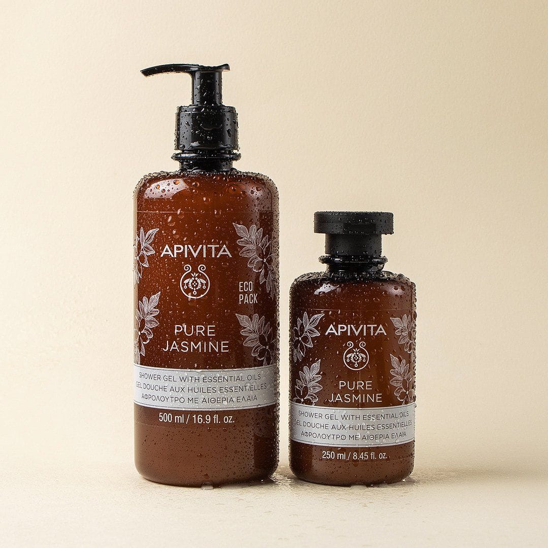 <p style="text-align: center;"><strong>PURE JASMINE</strong></p><p>Aφρόλουτρο με Aιθέρια Έλαια Ecopack 500ml</p> - Image 3