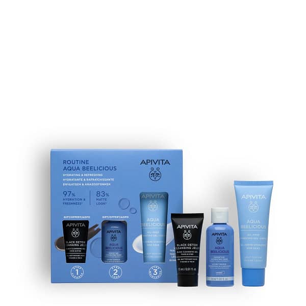<p style="text-align: center;"><strong>AQUA BEELICIOUS</strong></p><p>Ρουτίνα Aqua Beelicious για Ενυδάτωση  Αναζωογόνηση</p>
