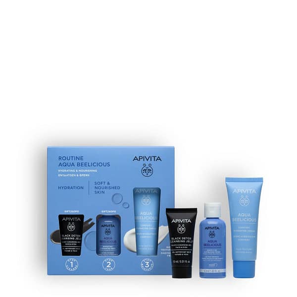<p style="text-align: center;"><strong>AQUA BEELICIOUS</strong></p><p>Ρουτίνα Aqua Beelicious για Ενυδάτωση  Θρέψη</p>