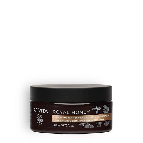 <p style="text-align: center;"><strong>ROYAL HONEY</strong></p><p>Scrub Σώματος με Θαλάσσια Άλατα</p>