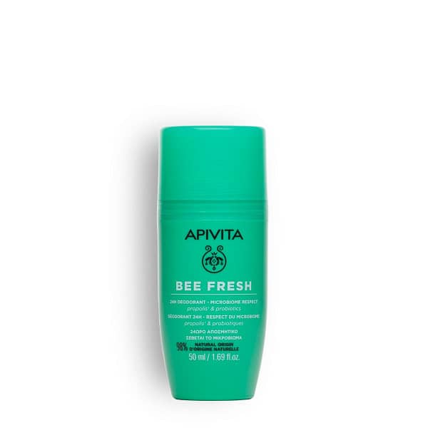 <p style="text-align: center;"><strong>BEE FRESH</strong></p><p>Aποσμητικό 24ωρης δράσης με σεβασμό στο μικροβίωμα του δέρματος</p>