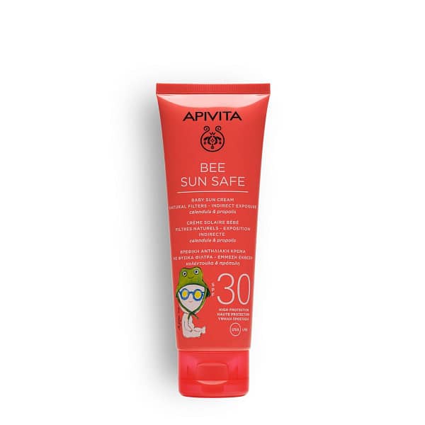 <p style="text-align: center;"><strong>BEE SUN SAFE</strong></p><p>Βρεφική Αντηλιακή Κρέμα με Φυσικά Φίλτρα - Έμμεση Έκθεση SPF30</p>