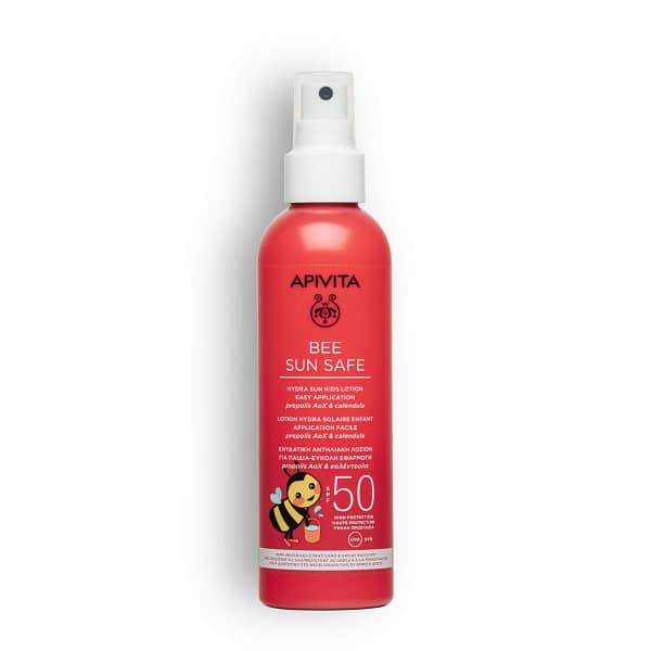 <p style="text-align: center;"><strong>BEE SUN SAFE</strong></p><p>Ενυδατική Αντηλιακή Λοσιόν για Παιδιά - Εύκολη Εφαρμογή SPF50</p>