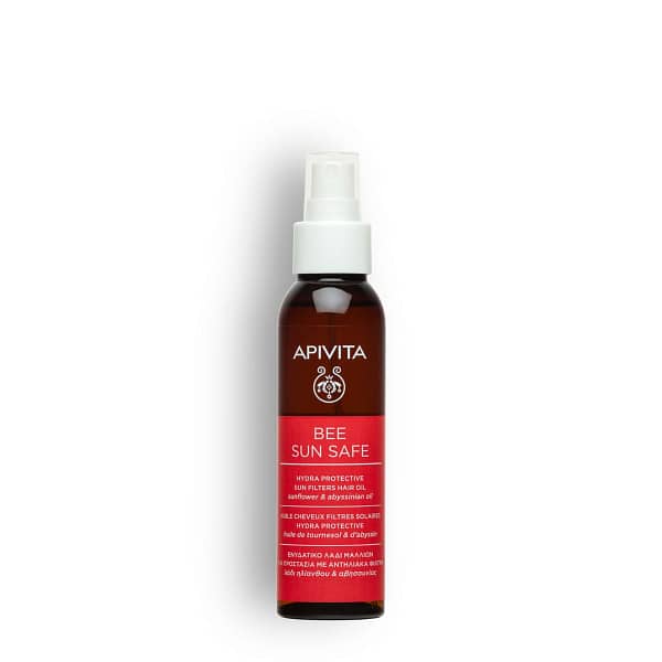 <p style="text-align: center;"><strong>BEE SUN SAFE</strong></p><p>Eνυδατικό Λάδι Μαλλιών για Προστασία με Αντηλιακά Φίλτρα</p>